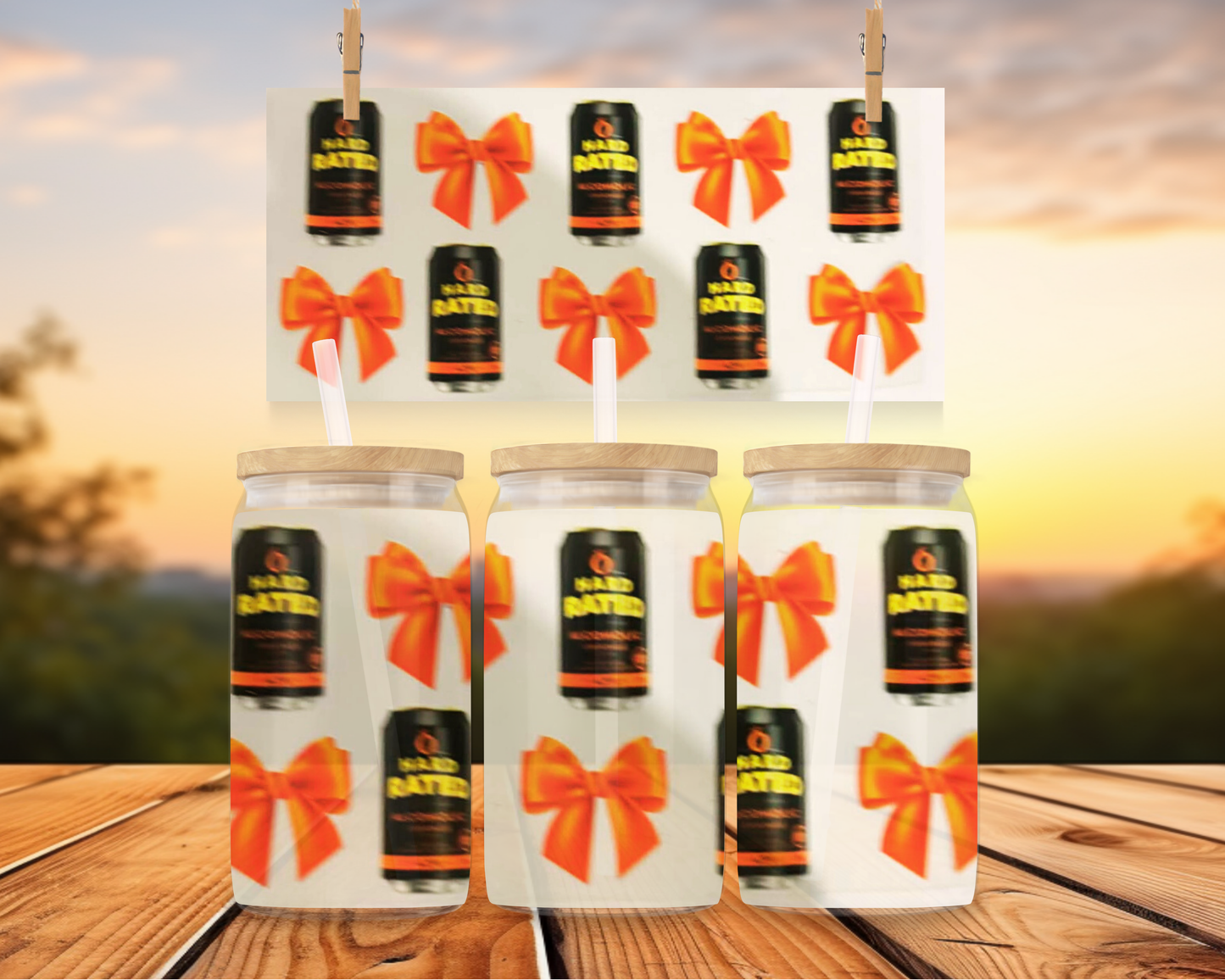 Hard Rated With Orange Bows