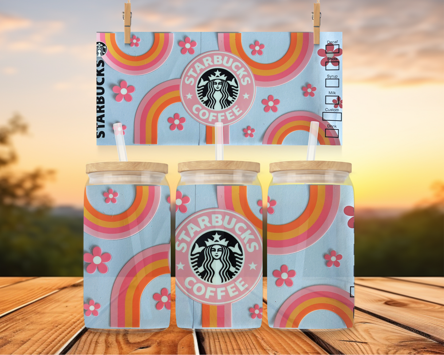 Retro Coffee Rainbow