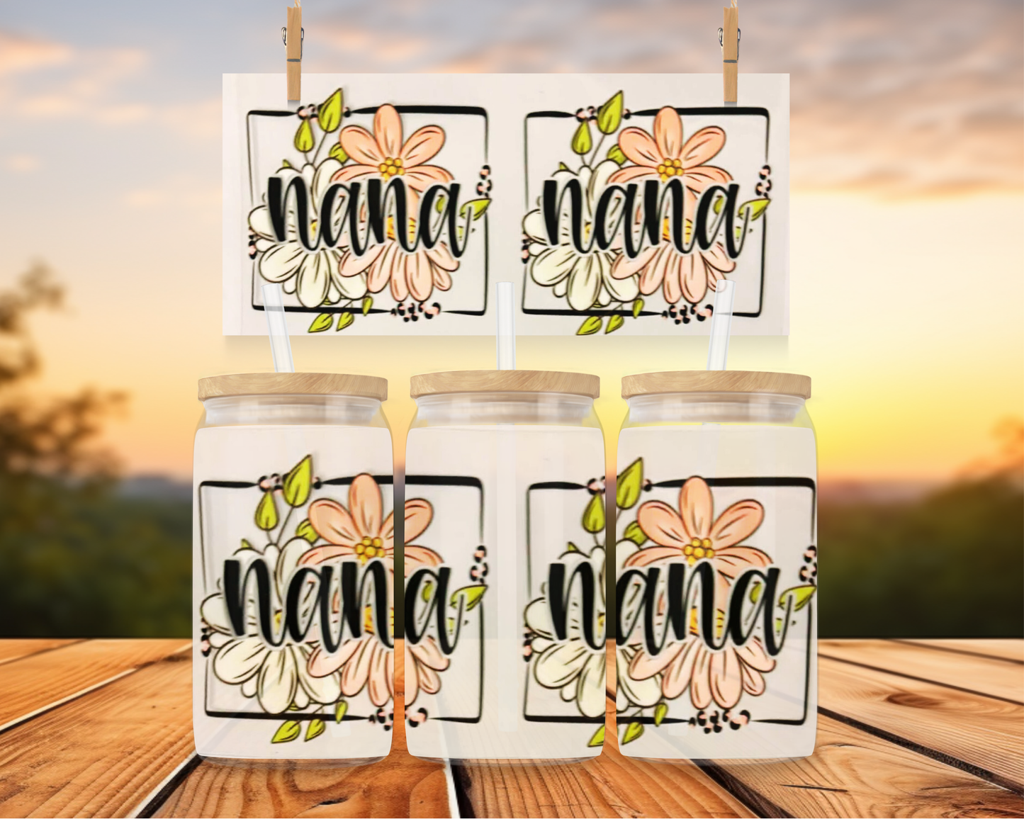 Nana With Flowers