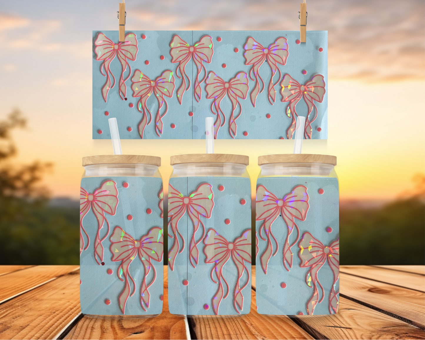 Long Bows & Dots holographic