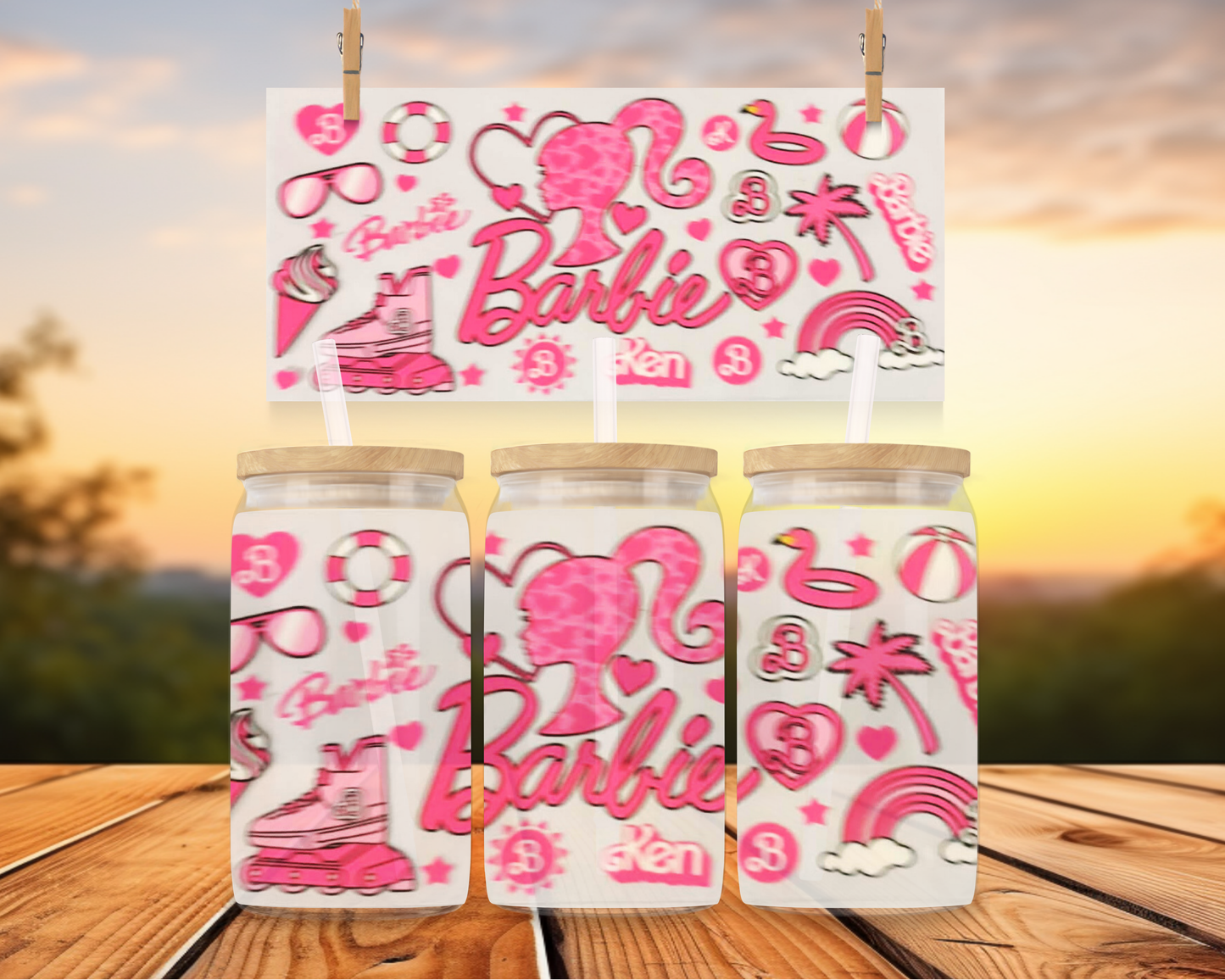 Barbie Objects Pink Theme