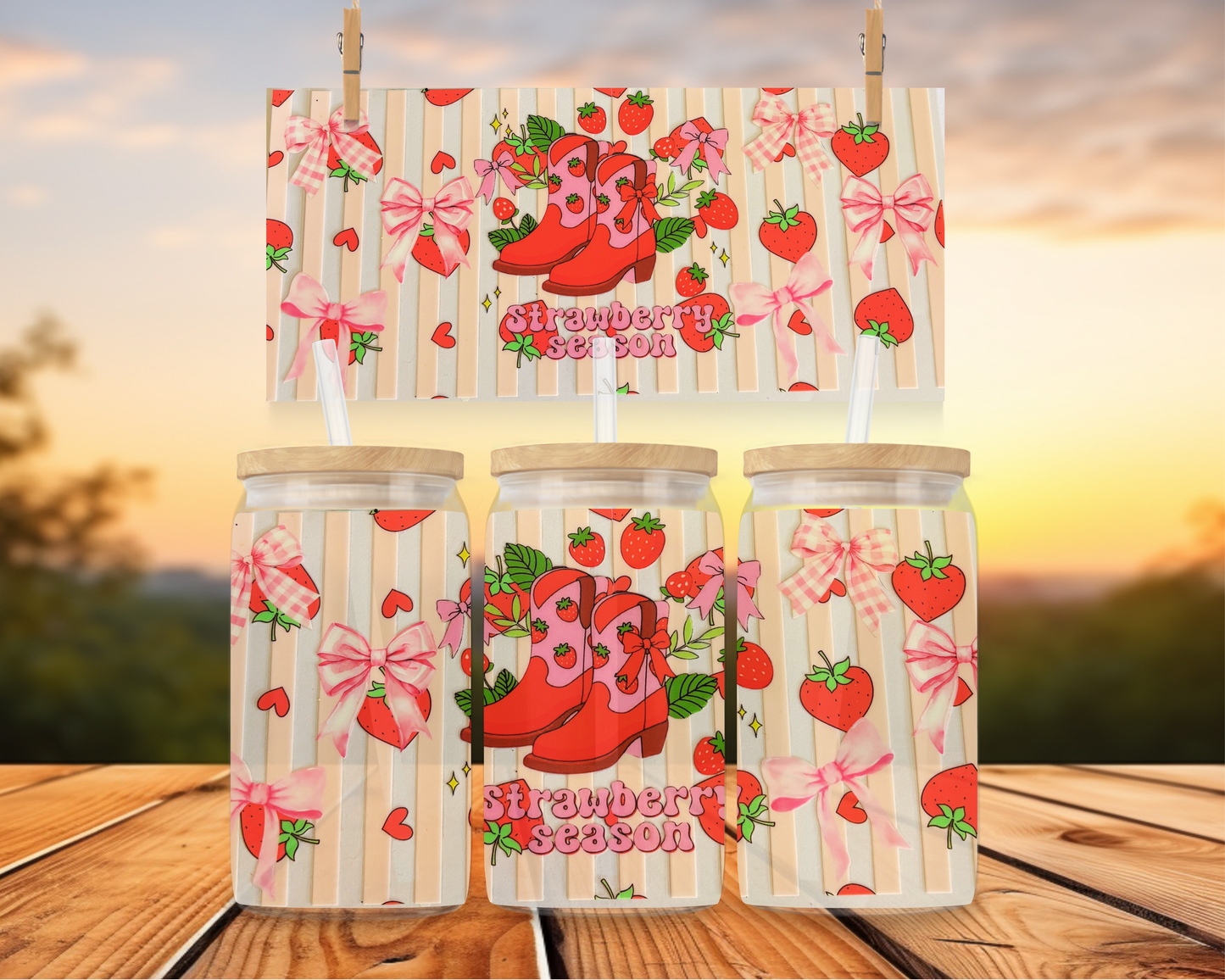 Strawberry Boots
