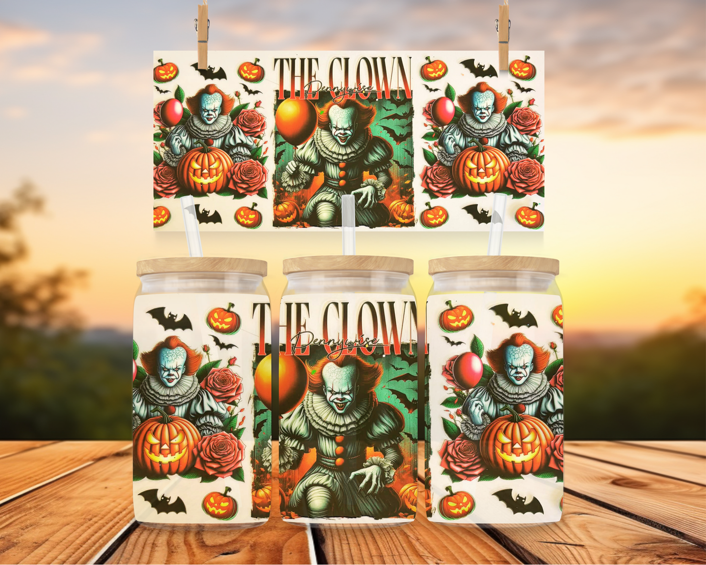 Pennywise With Pumpkins￼