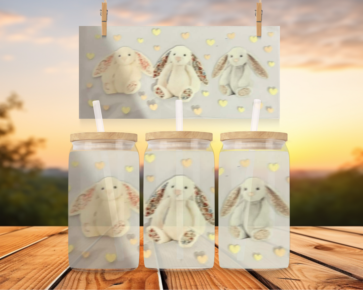 Jelly Cat Bunnies With Hearts