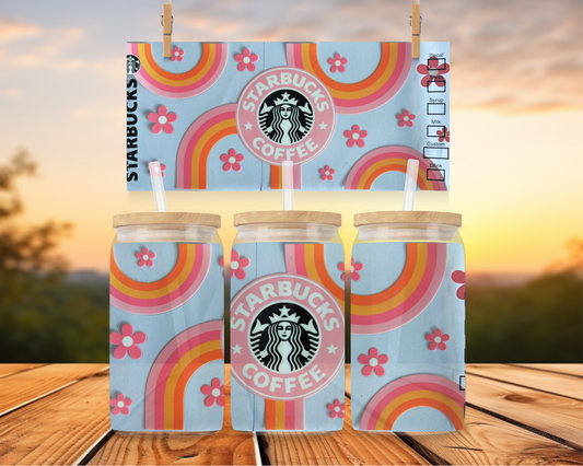 Retro Coffee Rainbow