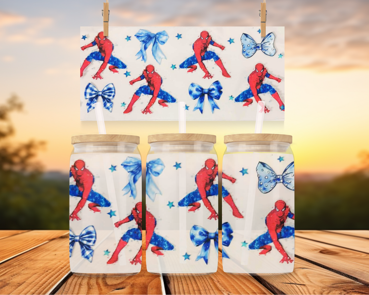 Spider-Man With Blue Bows