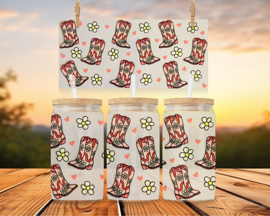 Boots With Daisies
