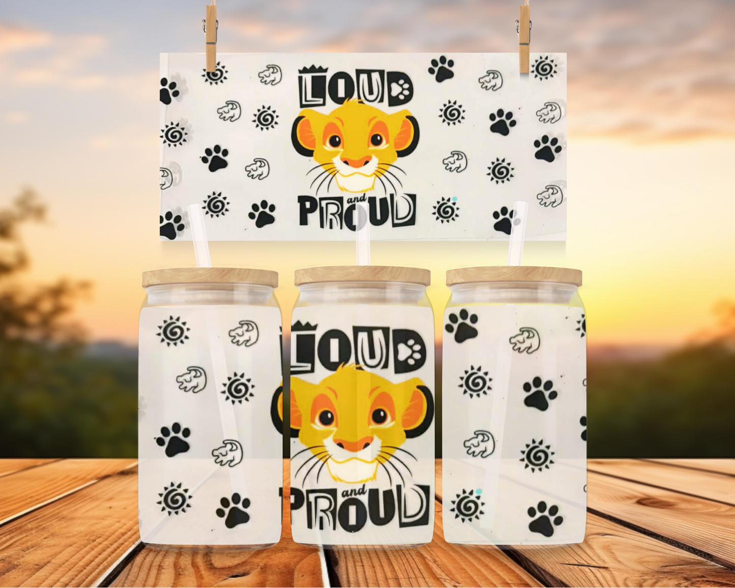 Lion King With Paw Prints