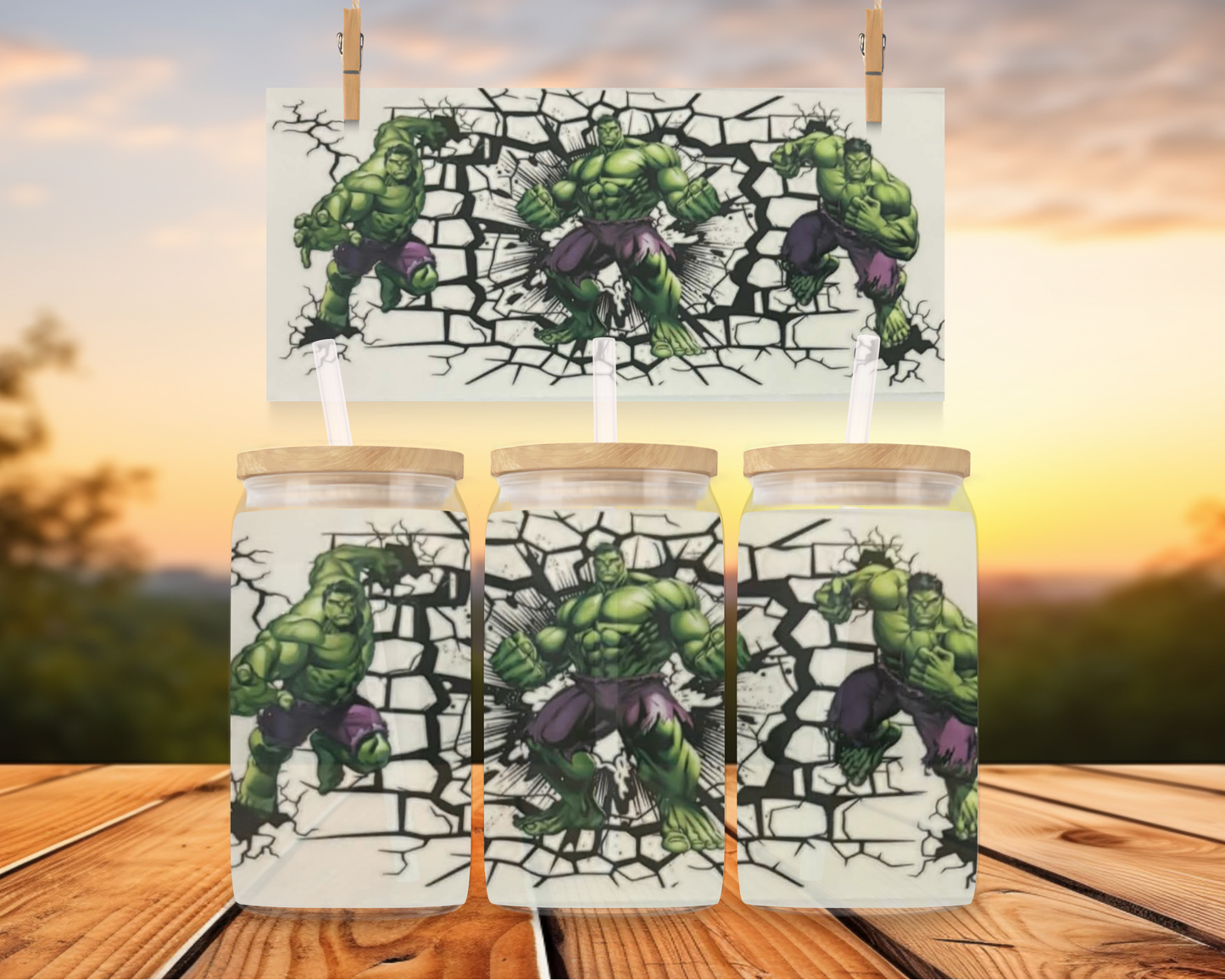 Hulk Smashing Wall