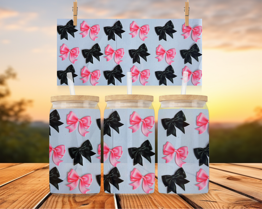 Black & Pink Bows