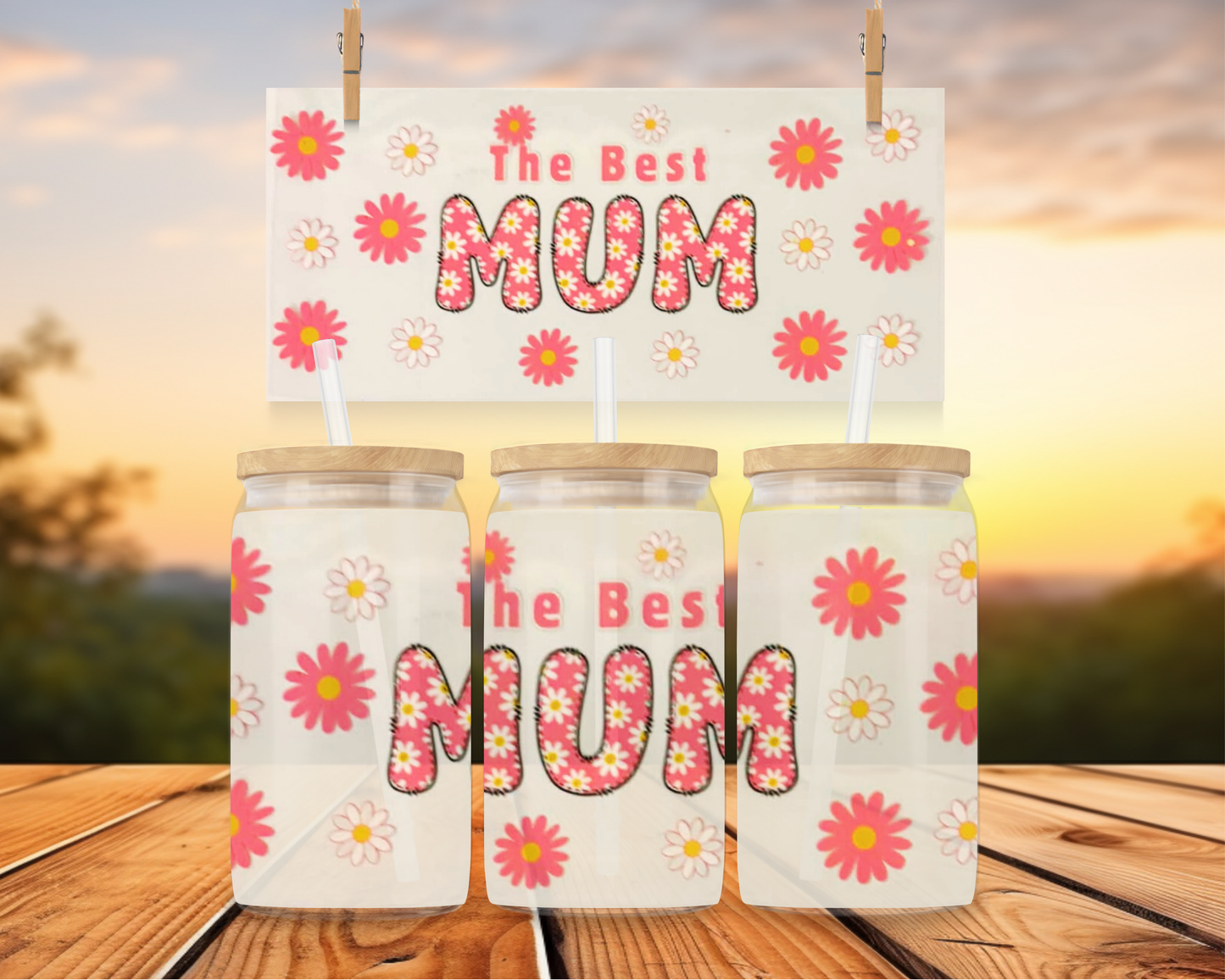 Best Mum White And Pink Daisies