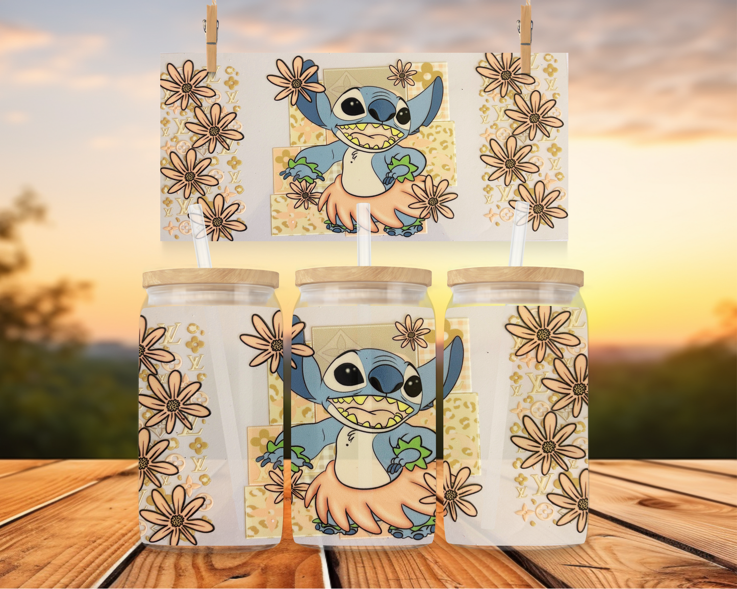 Stitch LV Floral