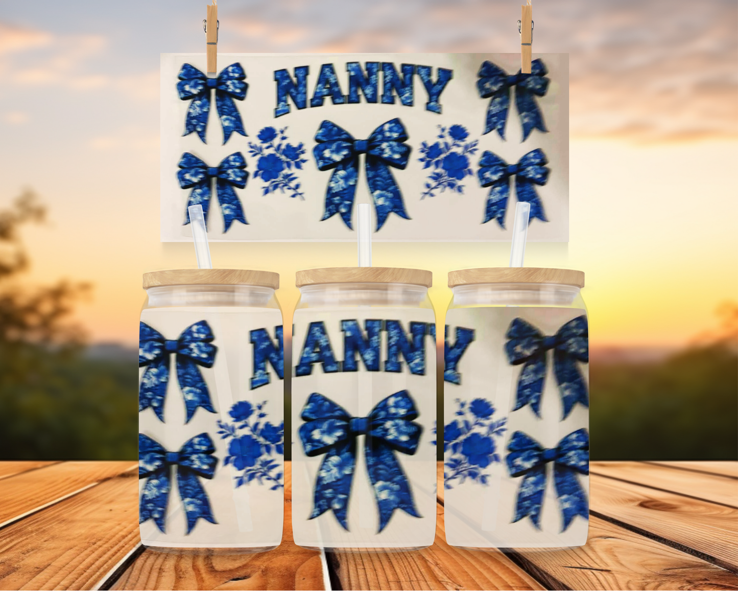 Nanny With Blue Bows