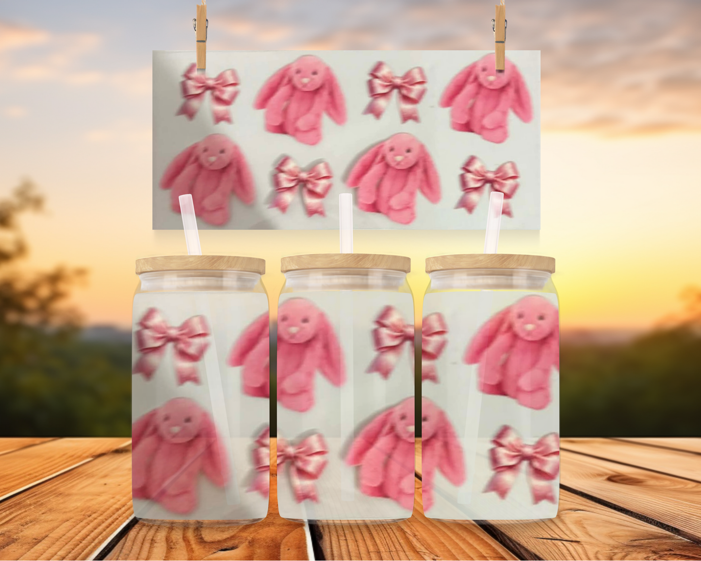 Pink Jelly Cat Bunny