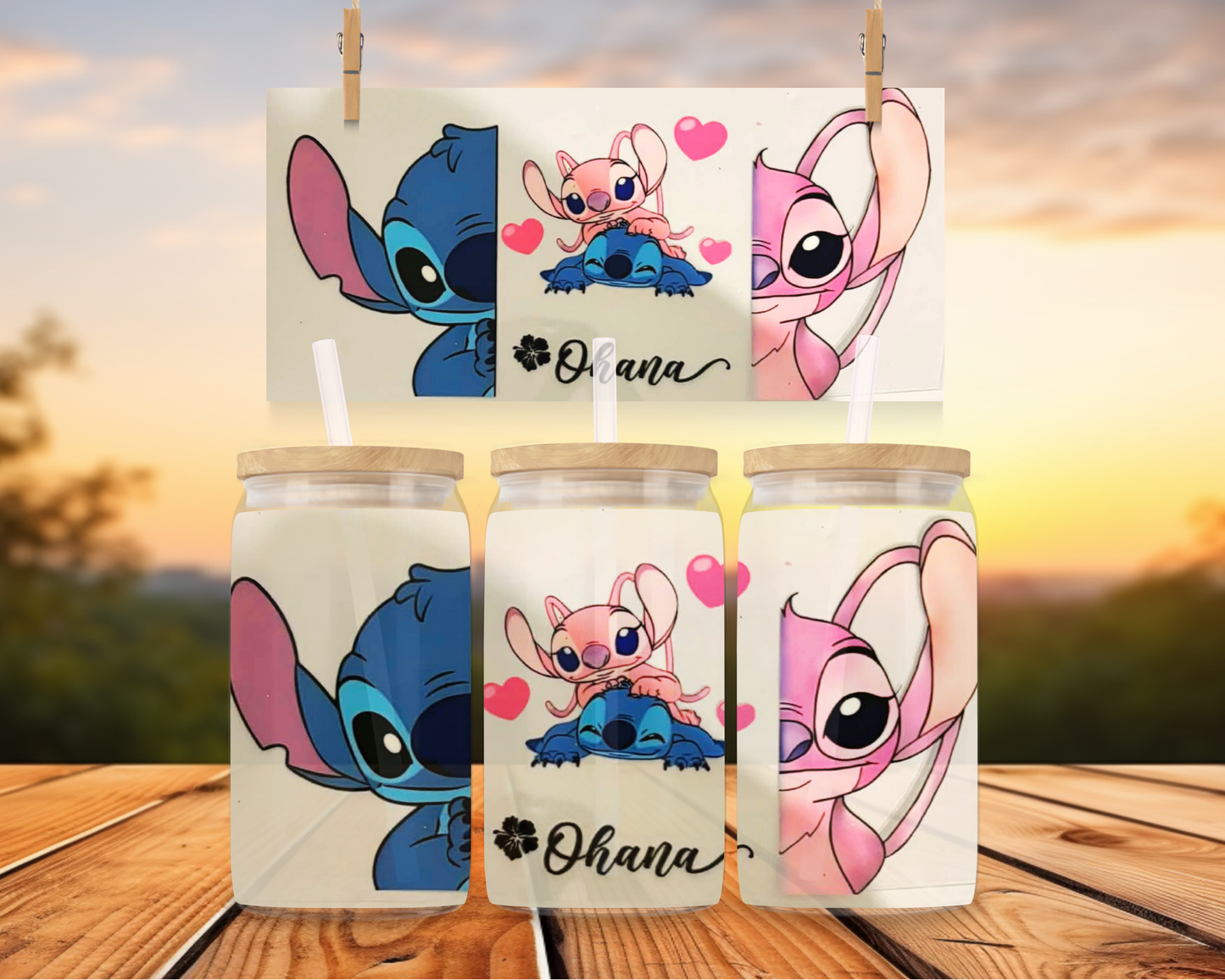 Pink And Blue Stitch