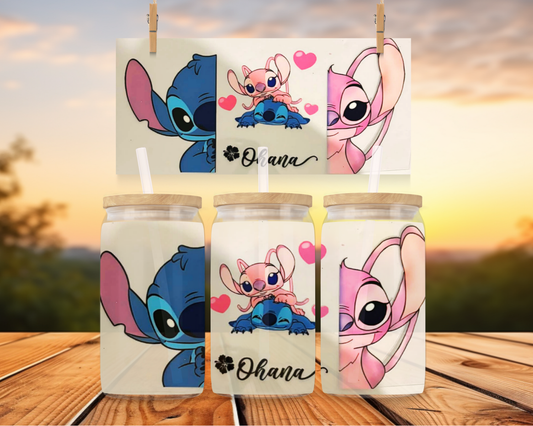 Pink And Blue Stitch