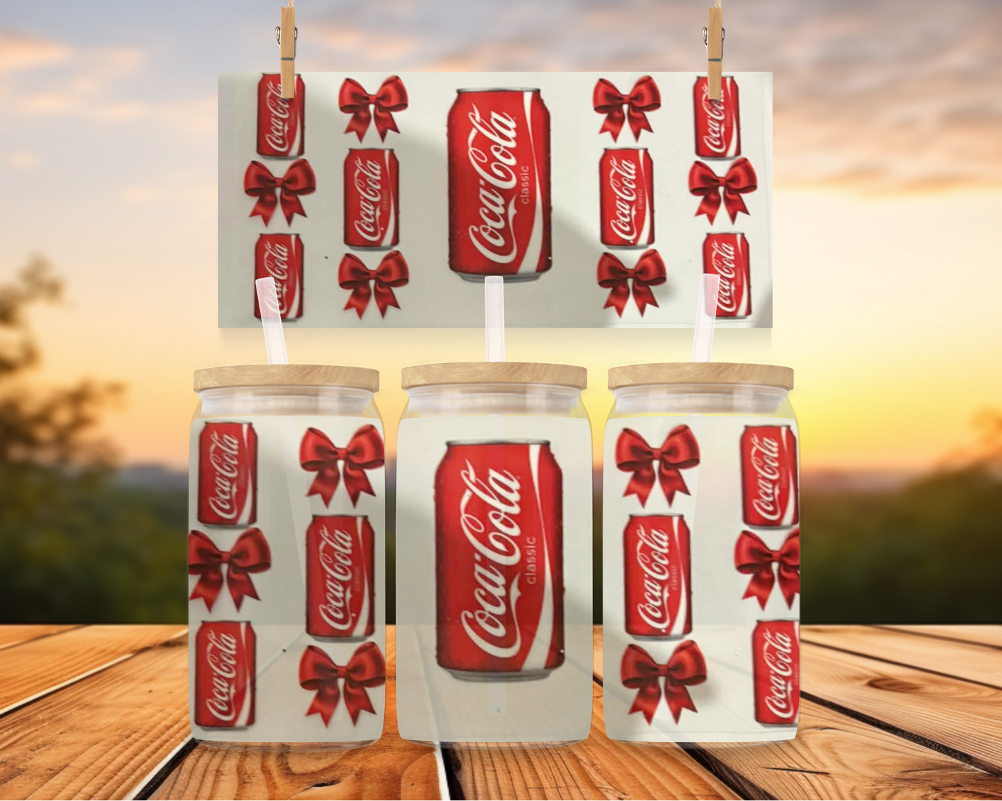 Coca Cola With Red Bows