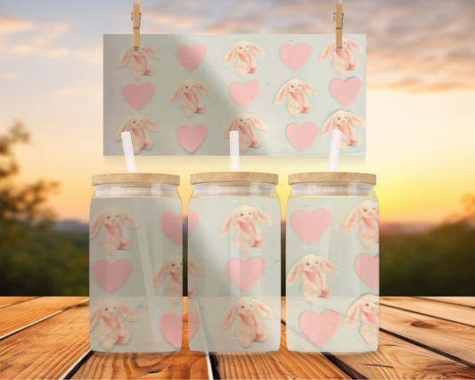 Baby Pink Jelly Cat Bunny