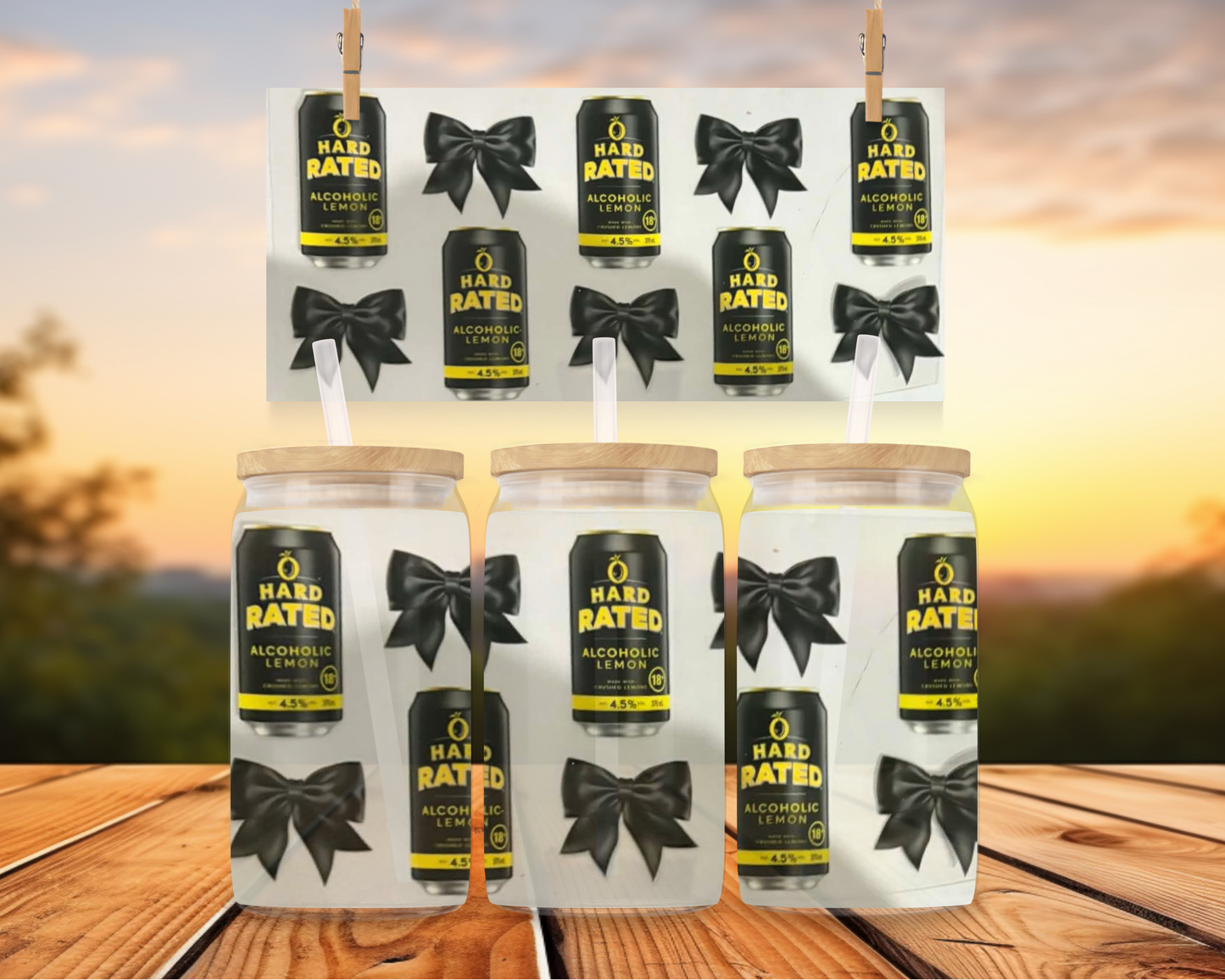 Hard Rated With Black Bows