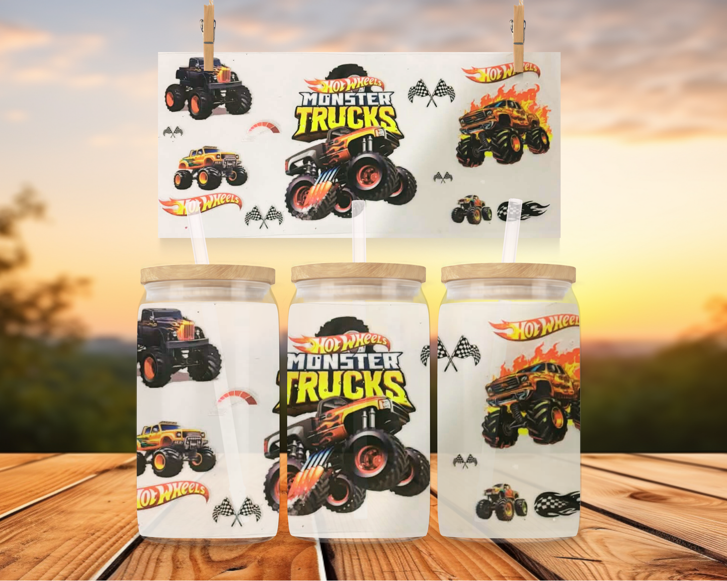 Fire Monster Truck