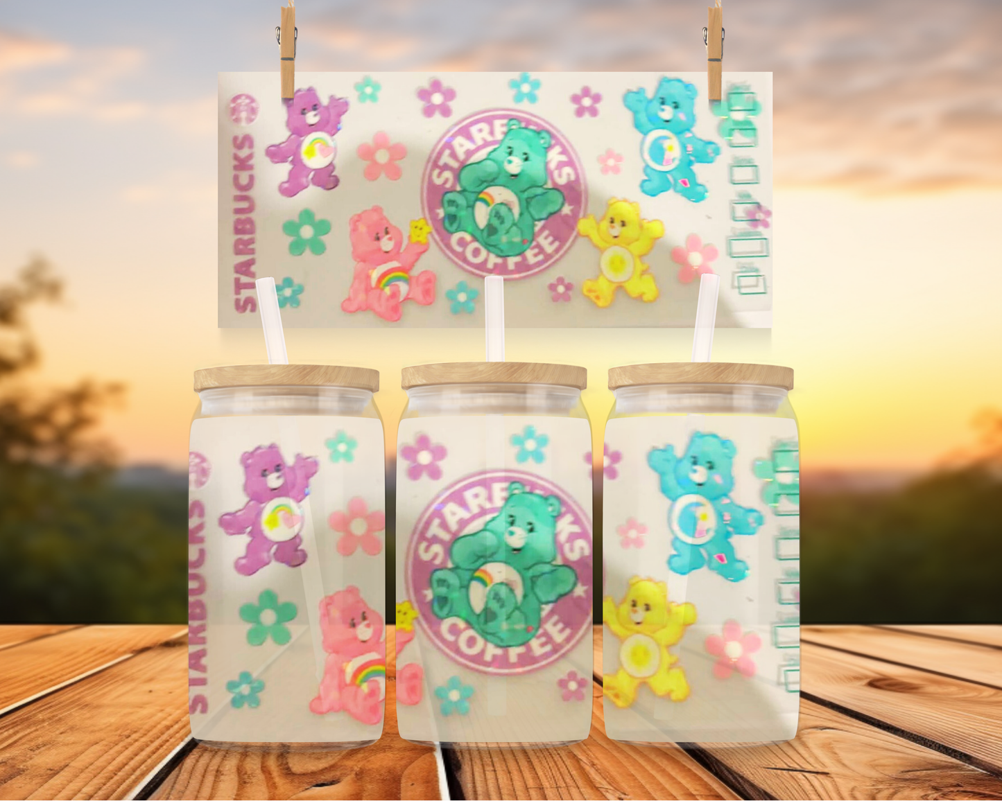 Starbucks With Carebears