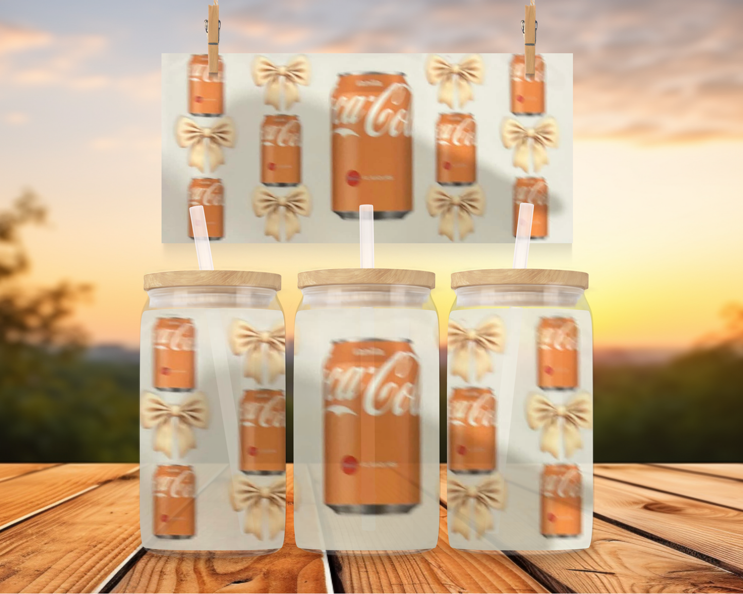 Vanilla Coke With Cream Bows