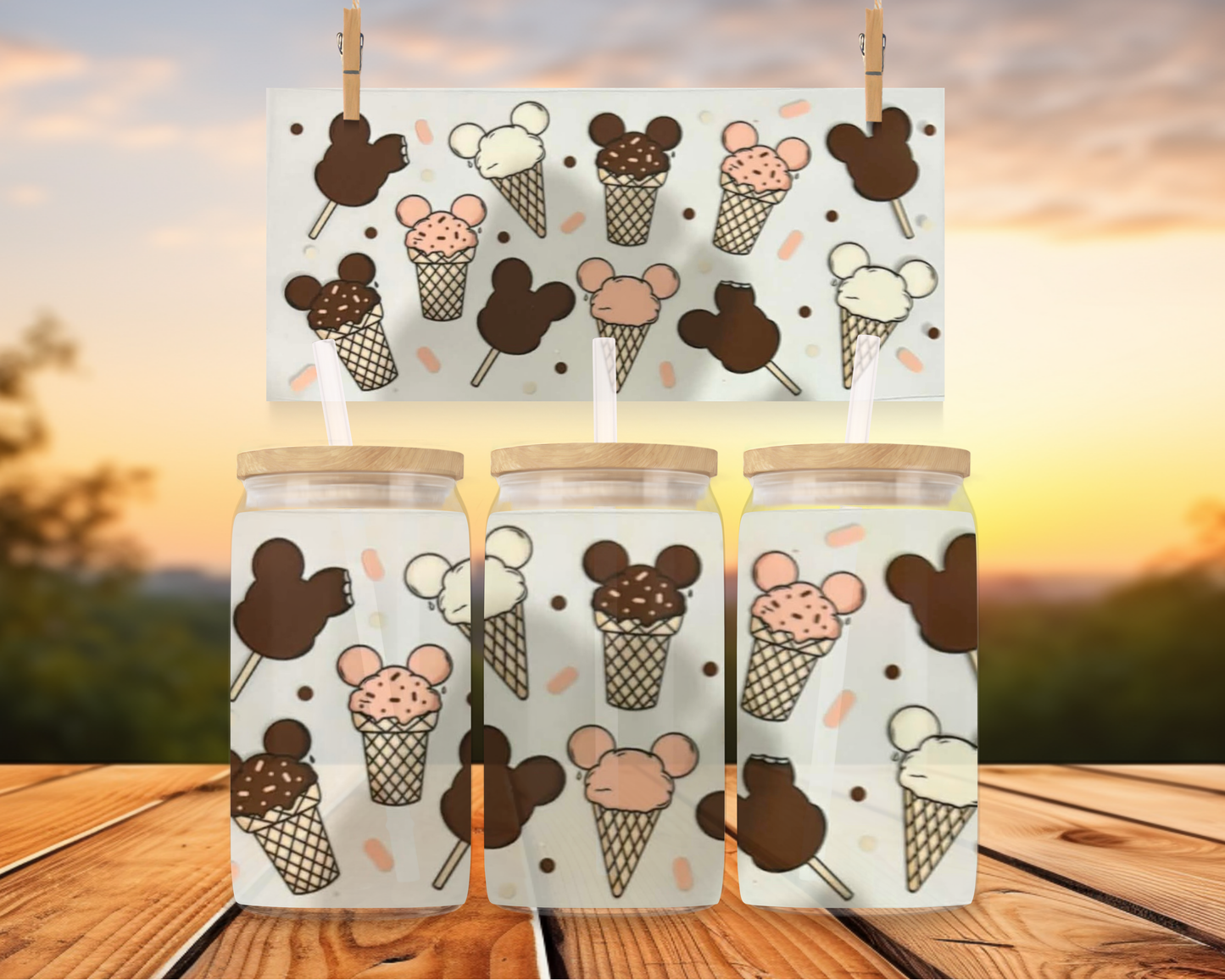 Minnie Mouse Ice Creams