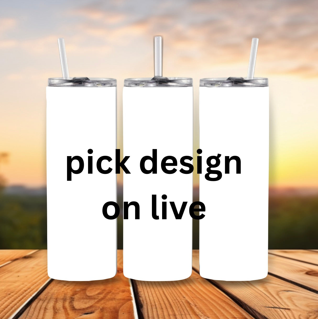 Pick design on live