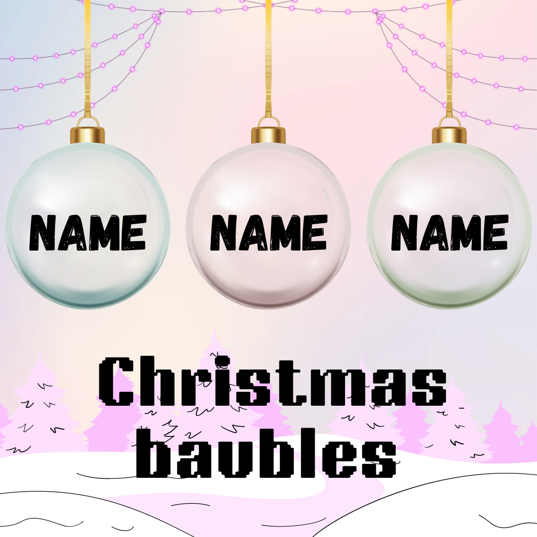 Christmas baubles