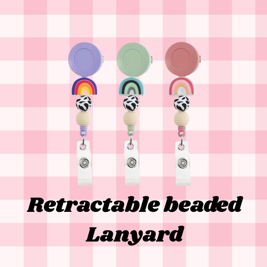 Retractable Beaded Lanyard